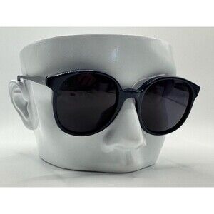 NEW Vintage Sunglasses | Preppy Round Style | Navy Blue Plastic | #816 USA Made